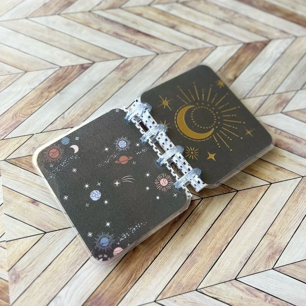 Happy planner micro notes 12 months undated Moon phase love the sky you’re under
